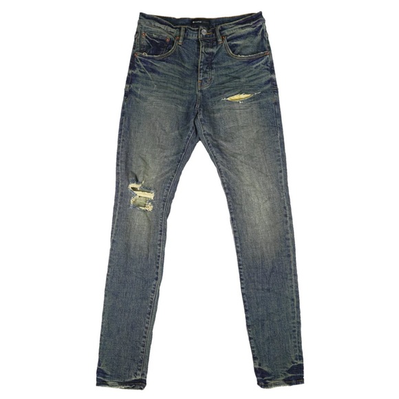 PurpleBrand Men’s Jeans / Size 40 / Distressed Dirty Reverse Indigo Blowout